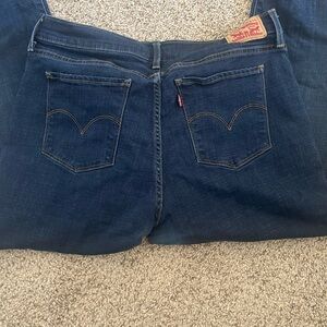 Levi's Women's Dark Blue Straight Leg Jeans